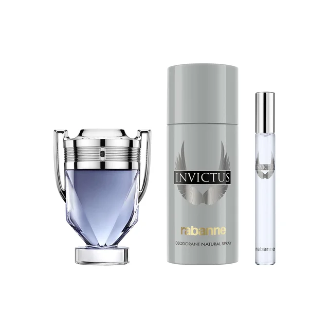 Rabanne Invictus Eau de Toilette 50ml Gift Set (Worth £109.40)