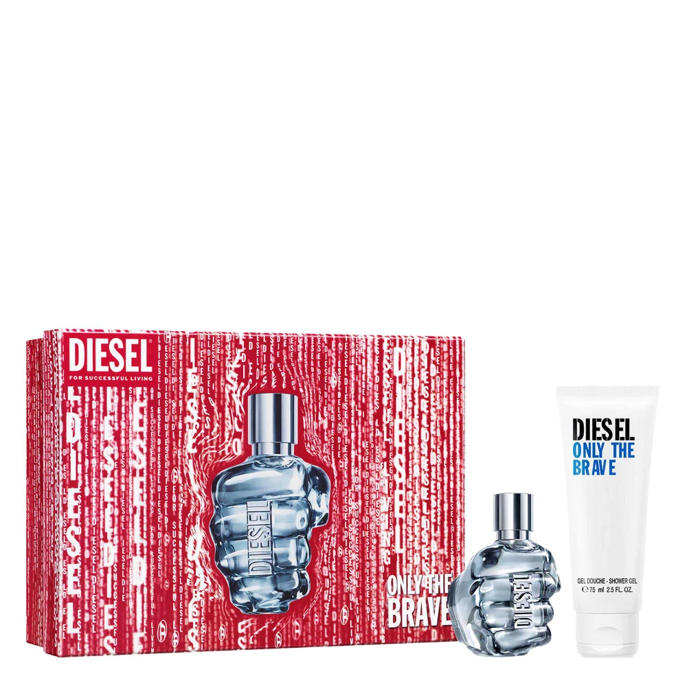 Diesel Only The Brave Eau de Toilette Spray 50ml Gift Set Image 1