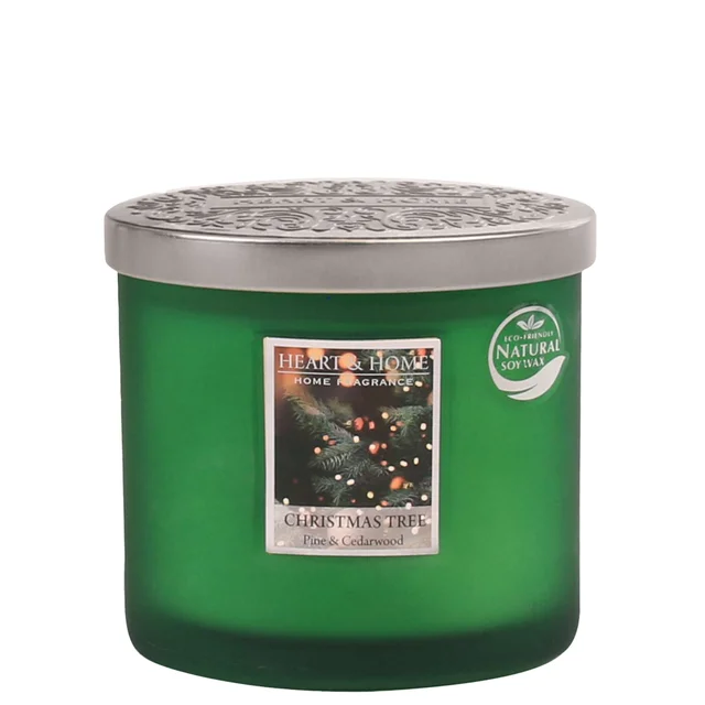 Heart & Home Twin Wick Candle Christmas Tree 220g