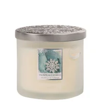 Heart & Home Twin Wick Candle Snowflake Sparkle 220g