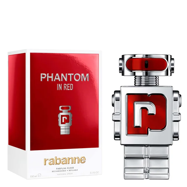 Rabanne Phantom In Red Parfum Elixer Refillable 150ml
