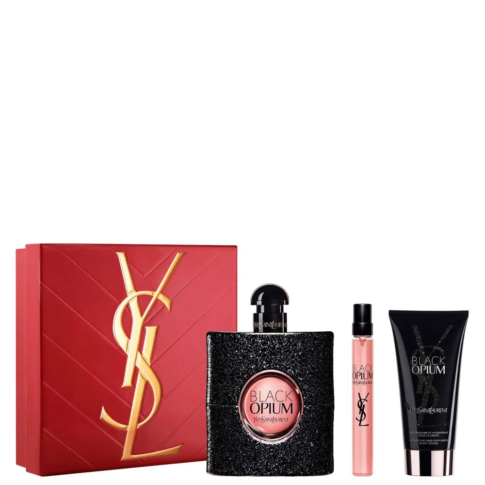 Yves Saint Laurent Black Opium Eau de Parfum Spray 90ml Gift Set Image 1