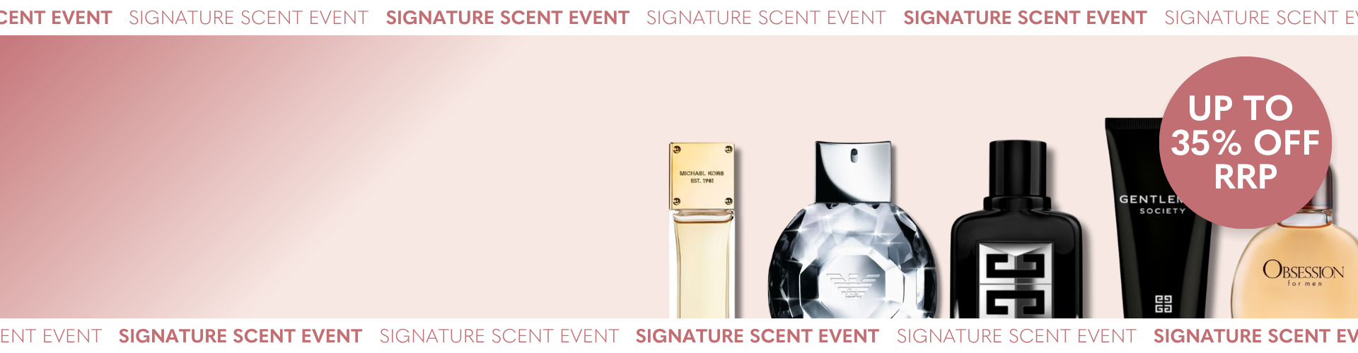 Week 19 2026 Signature Scent Event Up to 35% Hero Banner