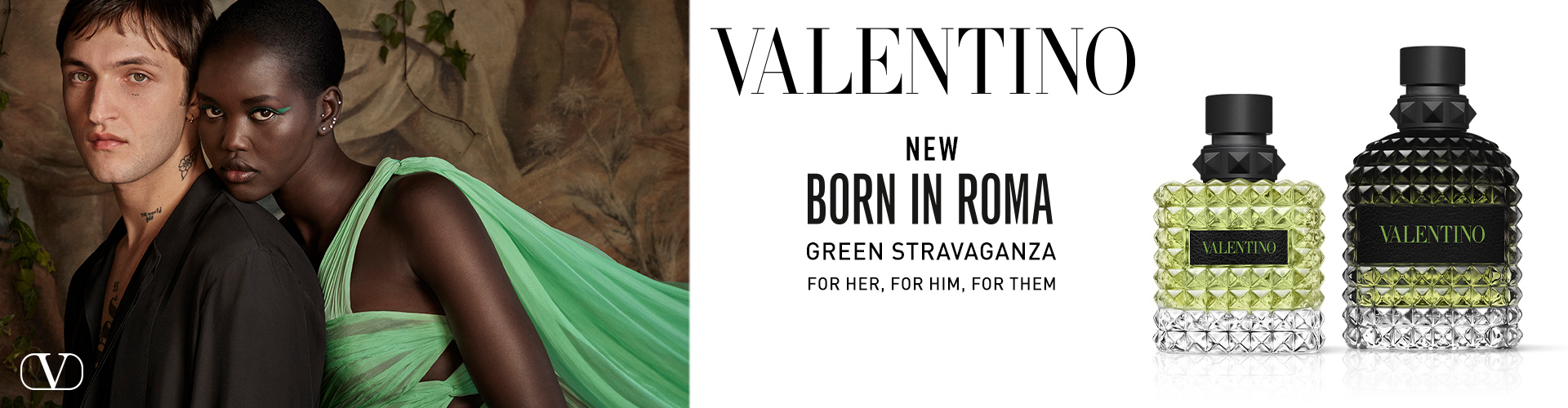 Valentino Born In Roma Green Stravaganza Fragrances - For him & For her